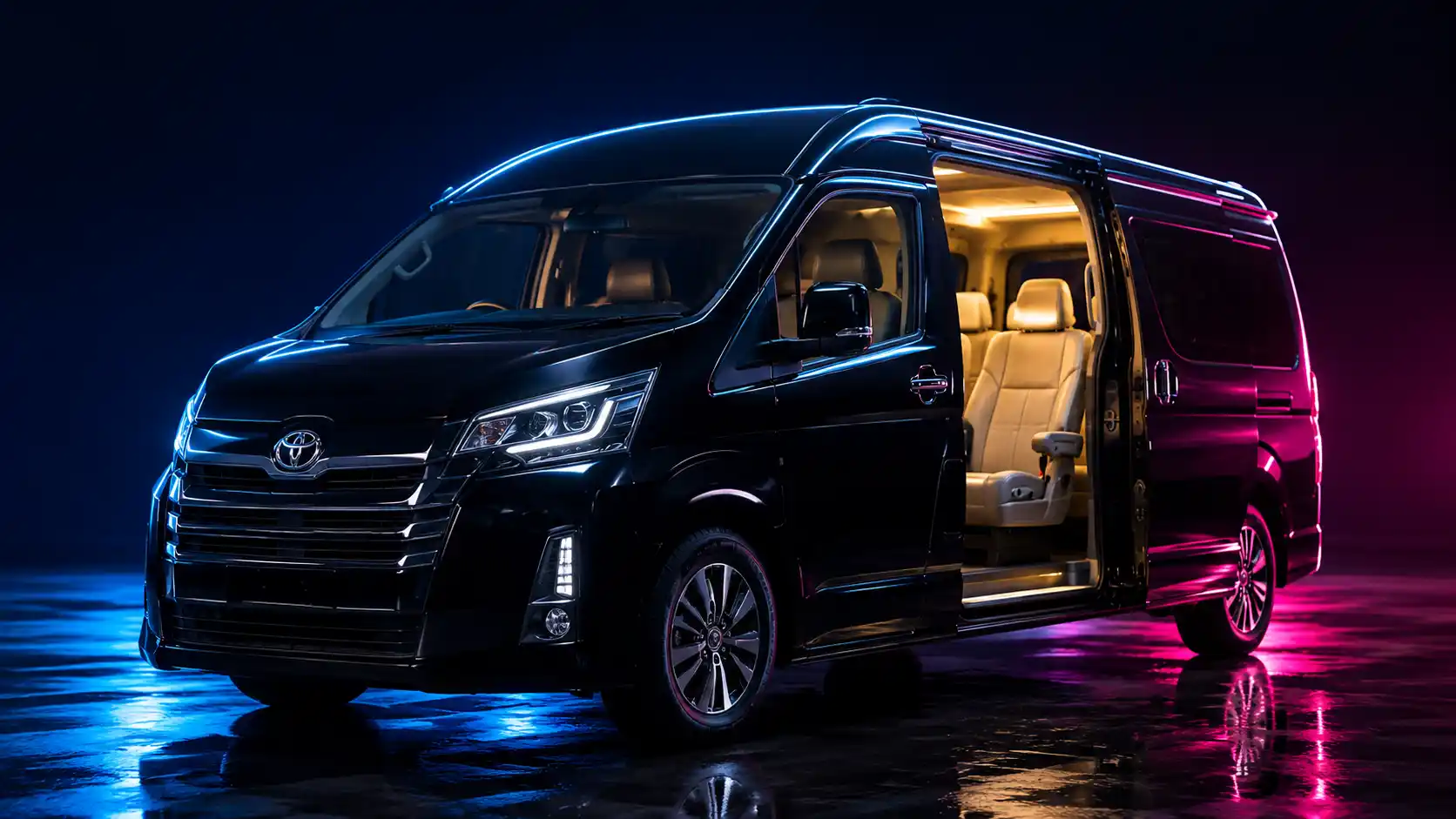 Toyota Hiace Premio Grand Luxury 9-10 Seat Family Transport